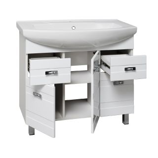 Тумба под раковину Runo  (под умывальник Стиль 85) Турин 85 (УТ000002095)